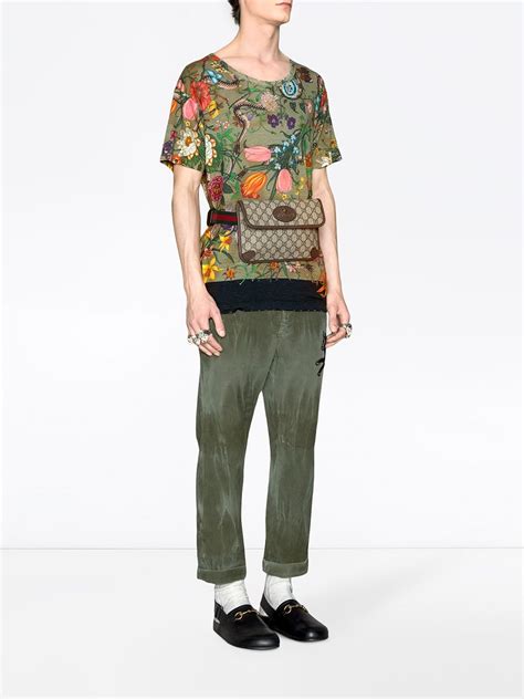 gucci flora snake shirt|Gucci Flora And Fauna.